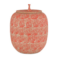 Happiness Red Preserve Jar