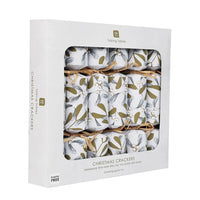 Botanical Mistletoe White Christmas Crackers