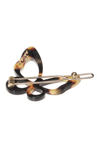 Cutout Butterfly Tige Boule Barrette