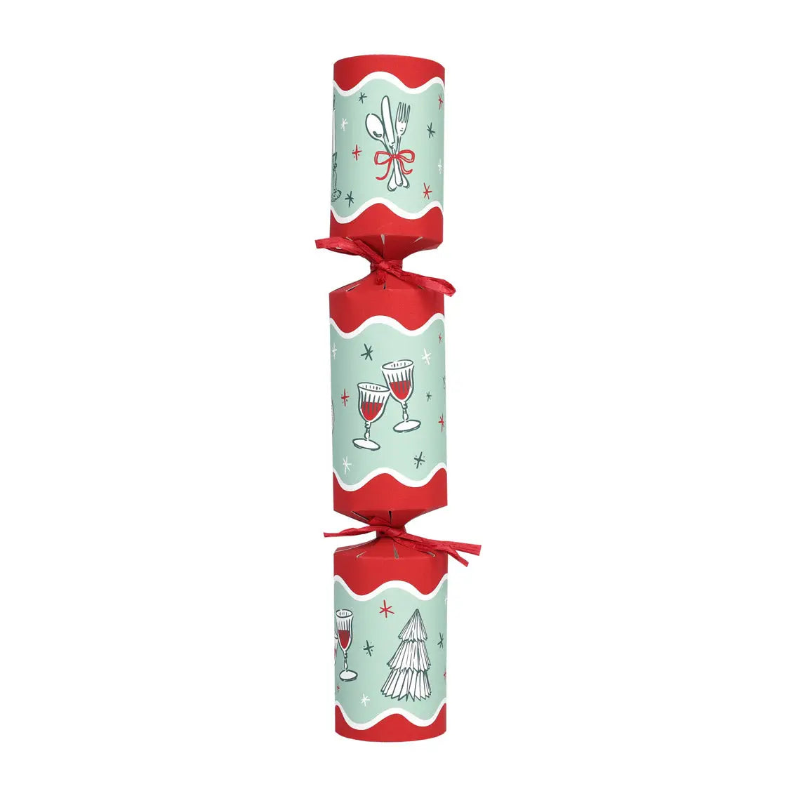 Bon Noel Green Christmas Crackers