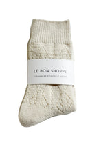 Le Bon Cashmere Pointelle Socks
