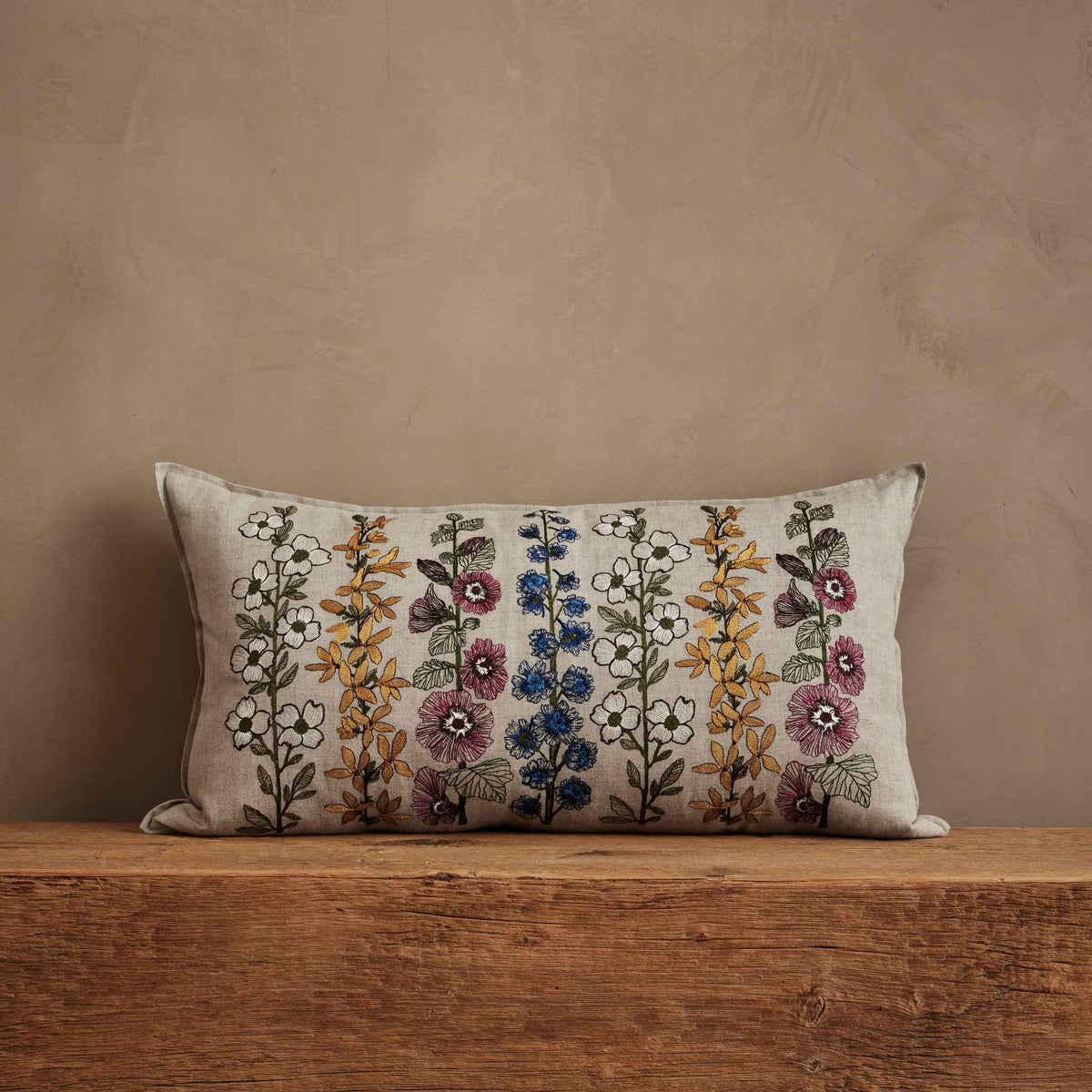 Spring Stems Pillow: Cover w/ Insert