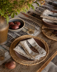 Feathers Table Runner: 91" × 18"