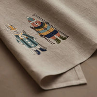 Ski Buddies Tea Towel