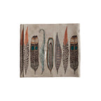 Feathers Table Runner: 91" × 18"