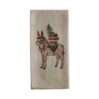 Christmas Donkey Tea Towel