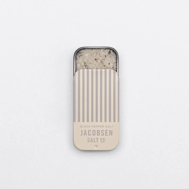 Infused Black Pepper Sea Salt Slide Tin