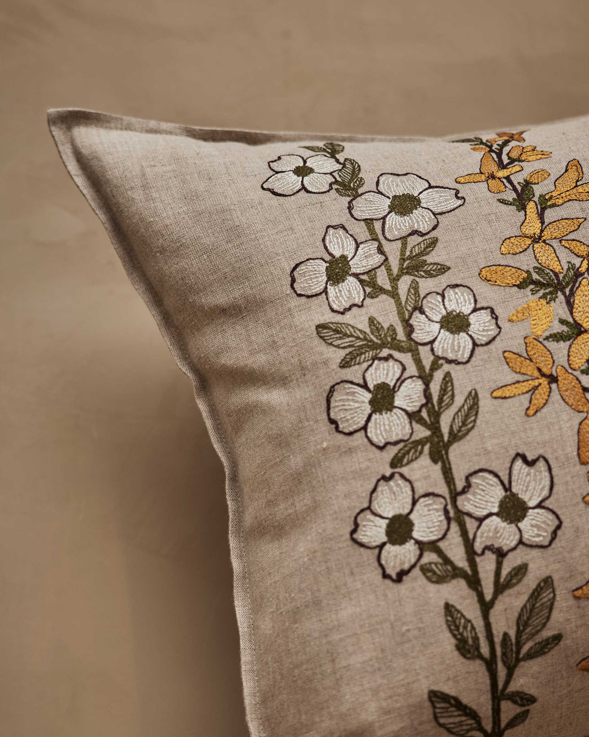 Spring Stems Pillow: Cover w/ Insert
