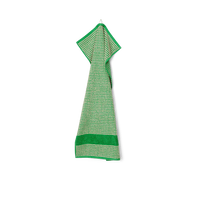 Juna Check Towel, Green + Sand