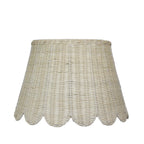 Rattan Scalloped Lamp Shade