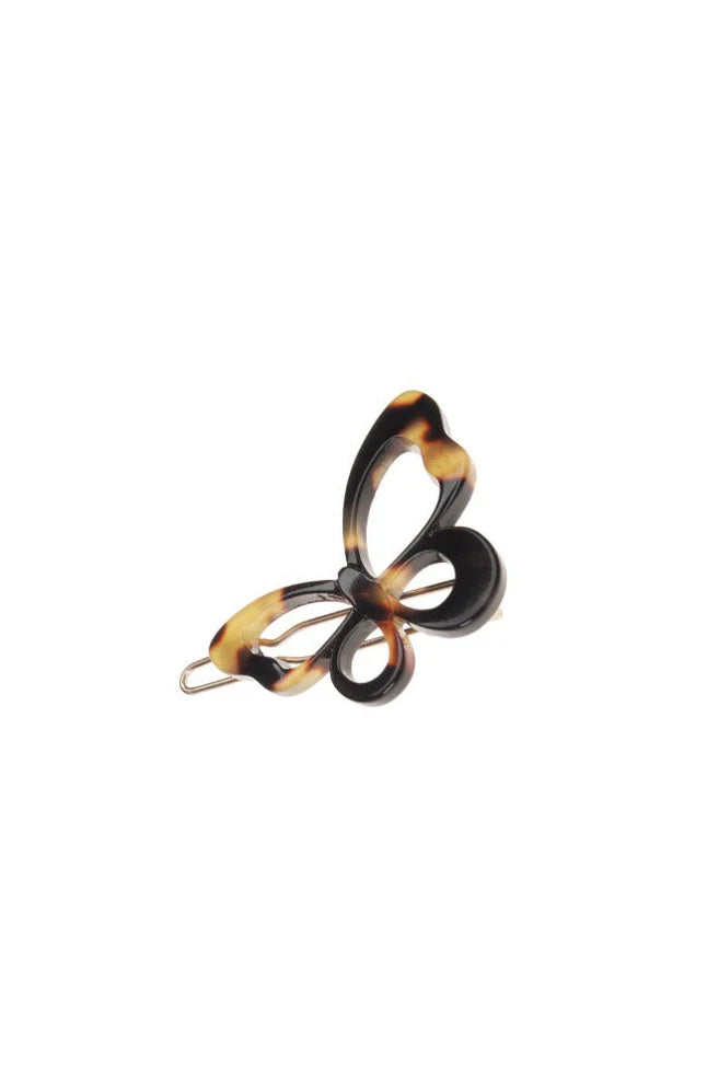 Cutout Butterfly Tige Boule Barrette