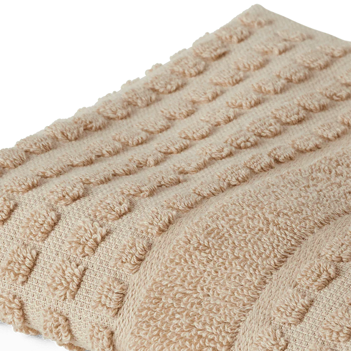 Juna Check Towel, Sand