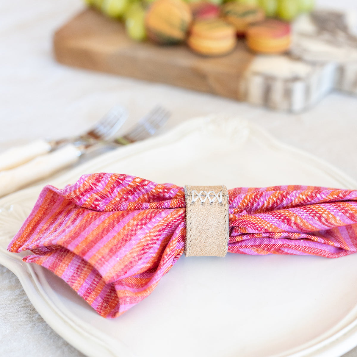 Morgan Hair-On-Hide Napkin Rings