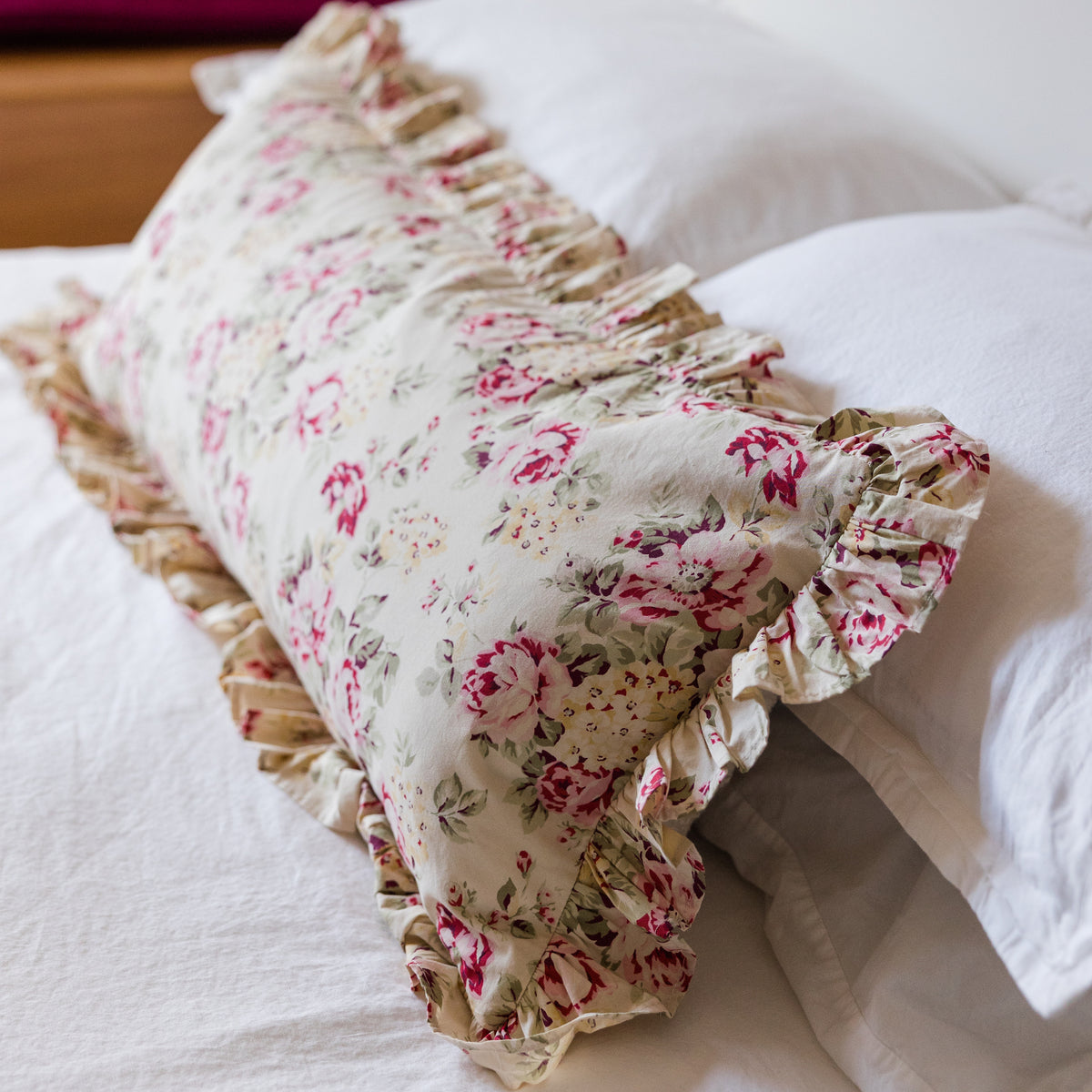 Vintage Shabby Chic Lumbar Pillow – KSD CURATED