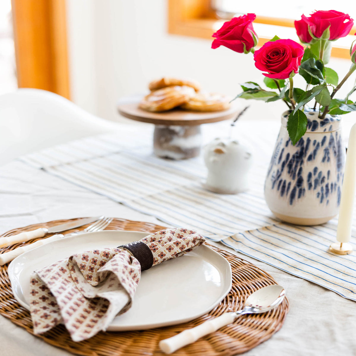 Sanya Block-Printed Table Runner