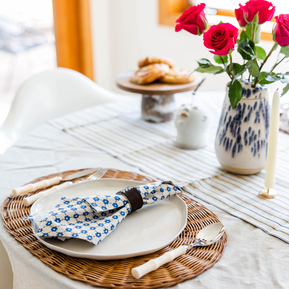 Sanya Block-Printed Table Runner