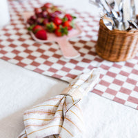 Sneha Block Printed Table Napkins-S/4