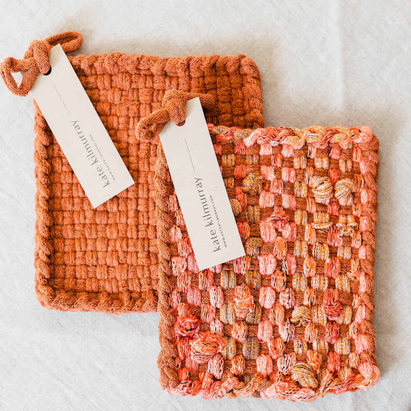 Handwoven Potholders-S/2