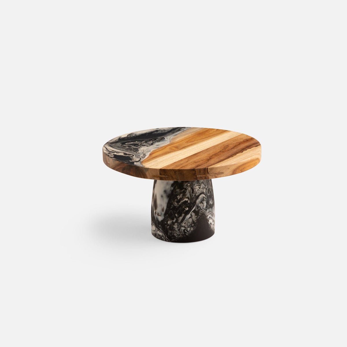 Austin Resin Teak Cake Stand