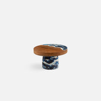 Austin Resin Teak Cake Stand