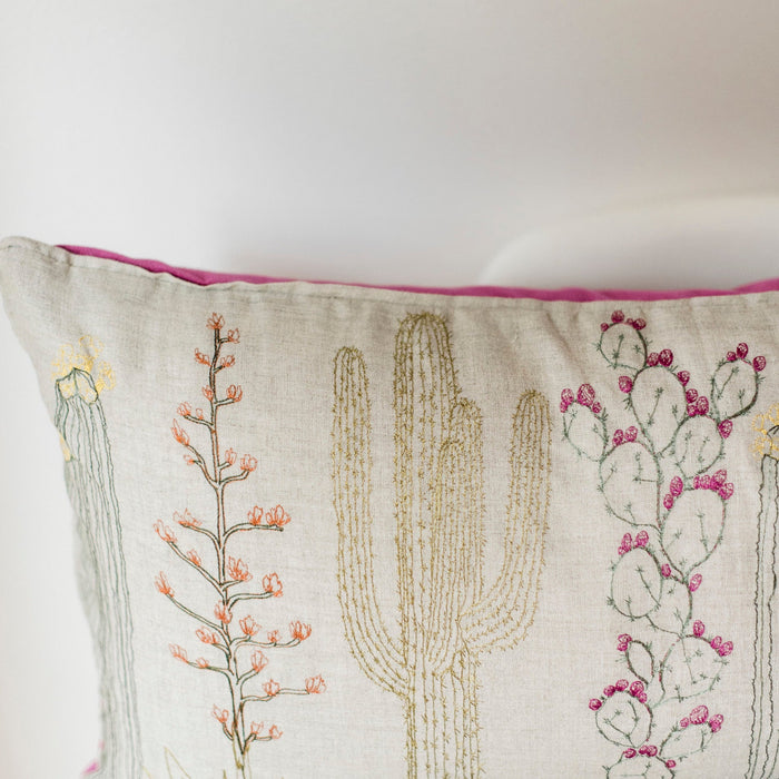 Cactus Desert Lumbar Pillow