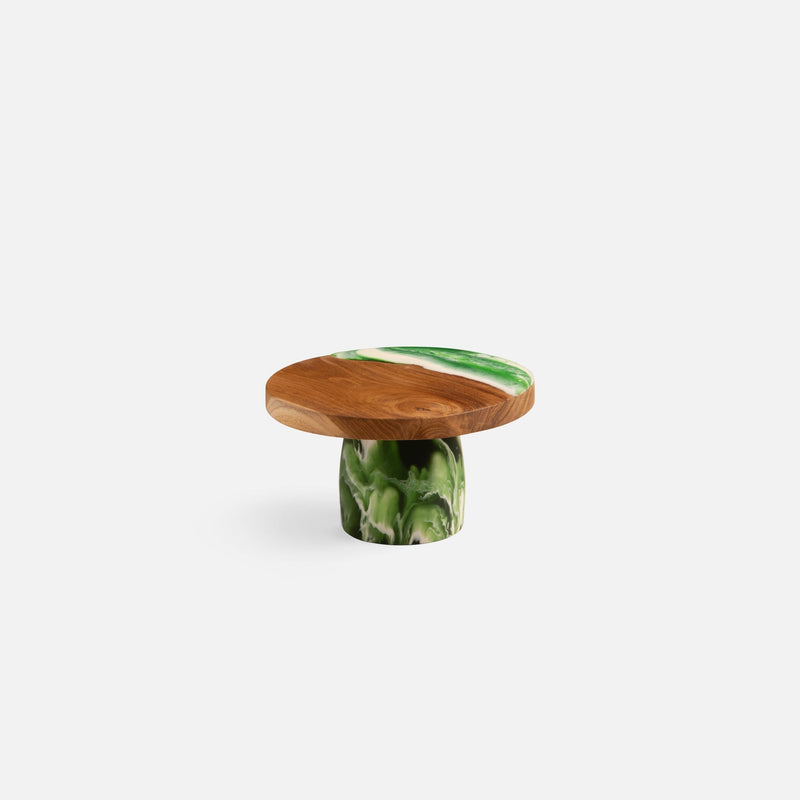 Austin Resin Teak Cake Stand