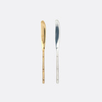 Liliana Bamboo Metal Cheese Spreaders