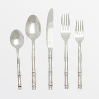 Liliana Bamboo Metal Flatware