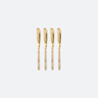 Liliana Bamboo Metal Cheese Spreaders