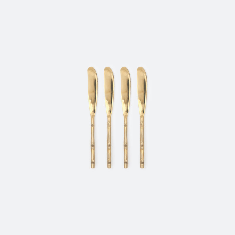 Liliana Bamboo Metal Cheese Spreaders