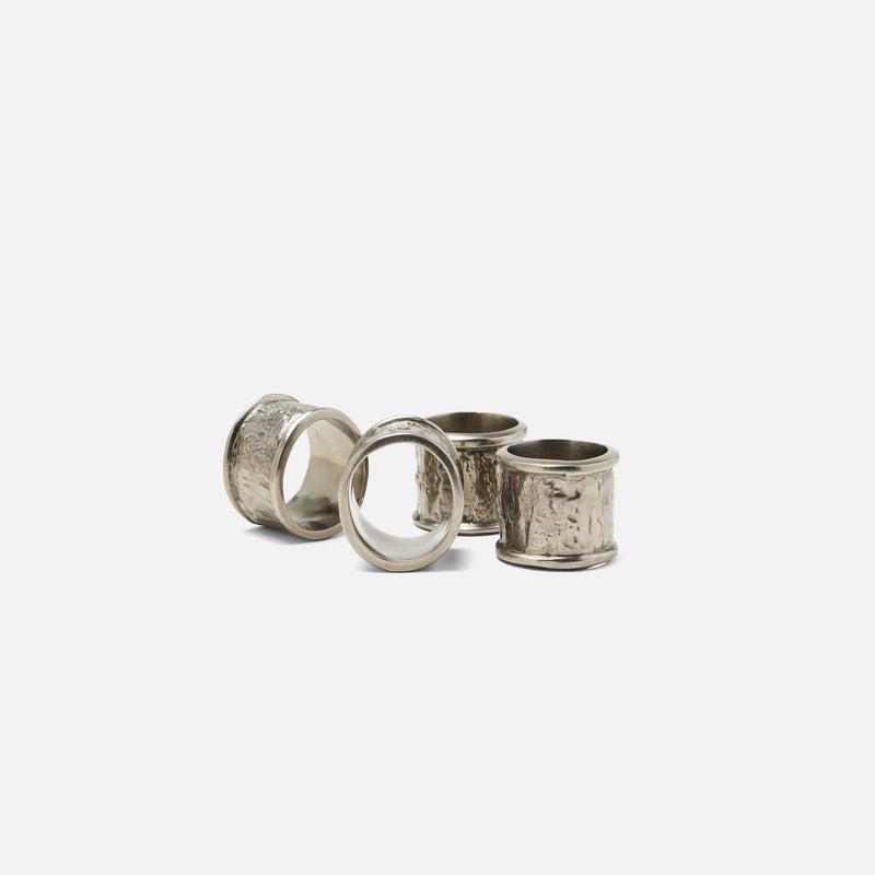 Melvin Hammered Napkin Rings