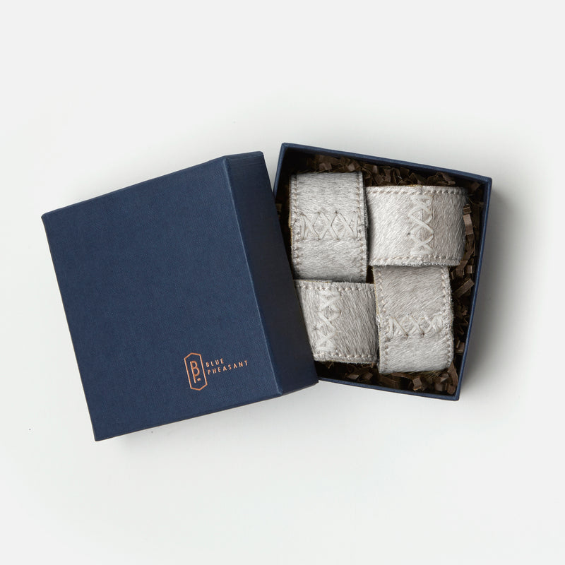 Morgan Hair-On-Hide Napkin Rings