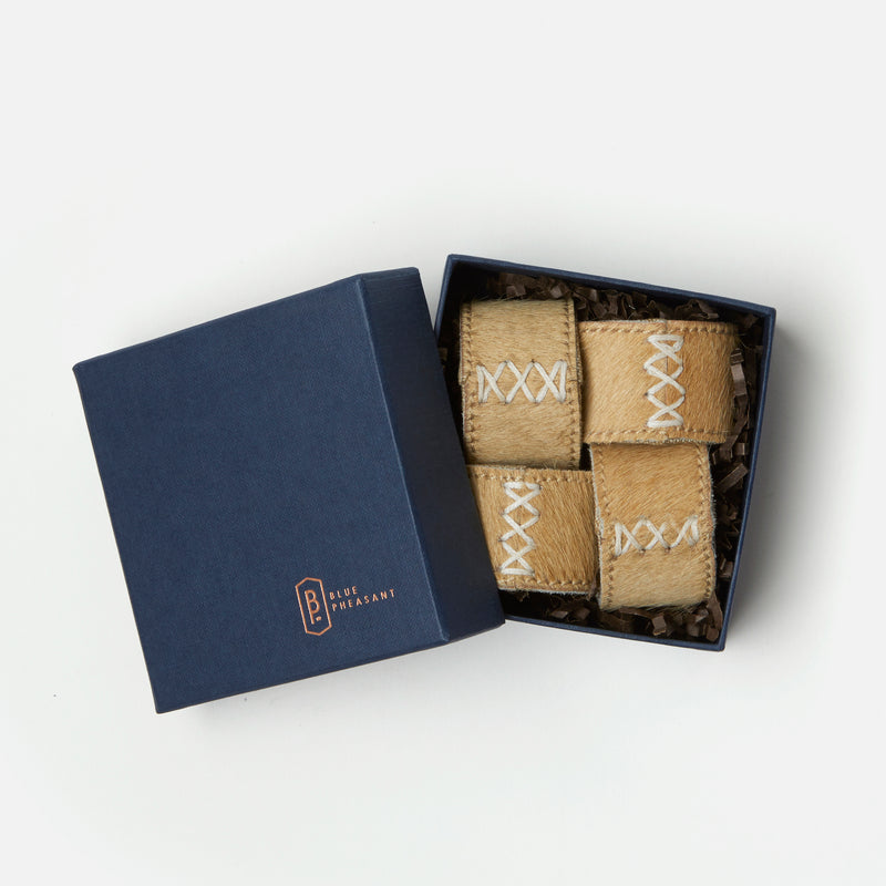 Morgan Hair-On-Hide Napkin Rings