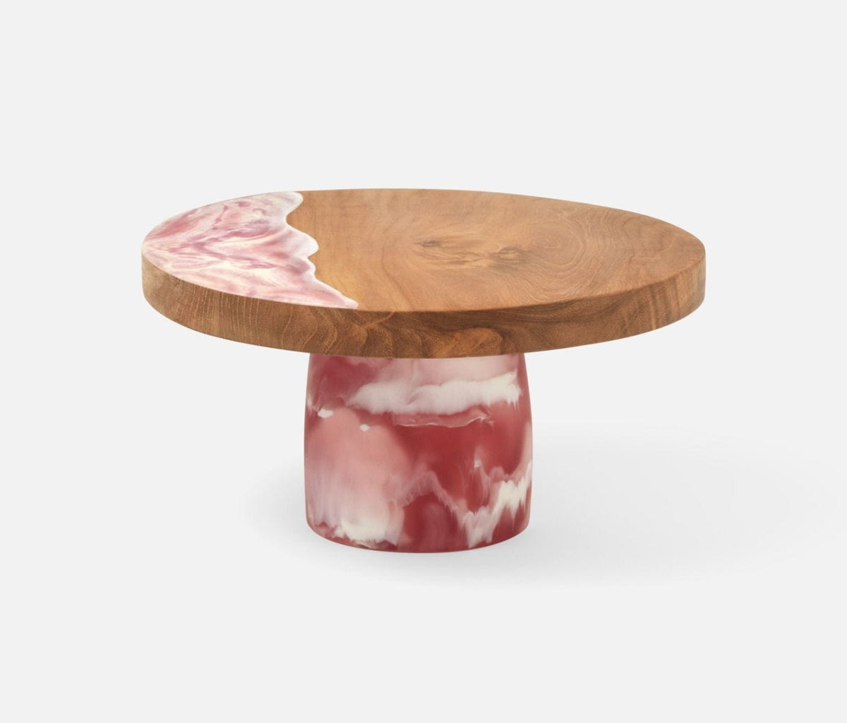 Austin Resin Teak Cake Stand