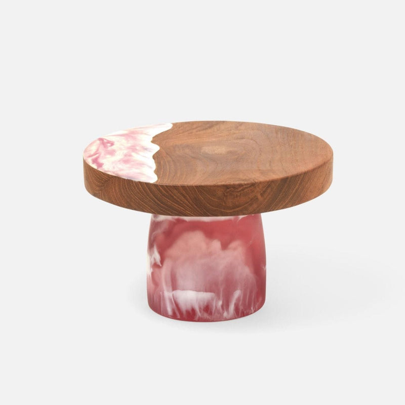 Austin Resin Teak Cake Stand