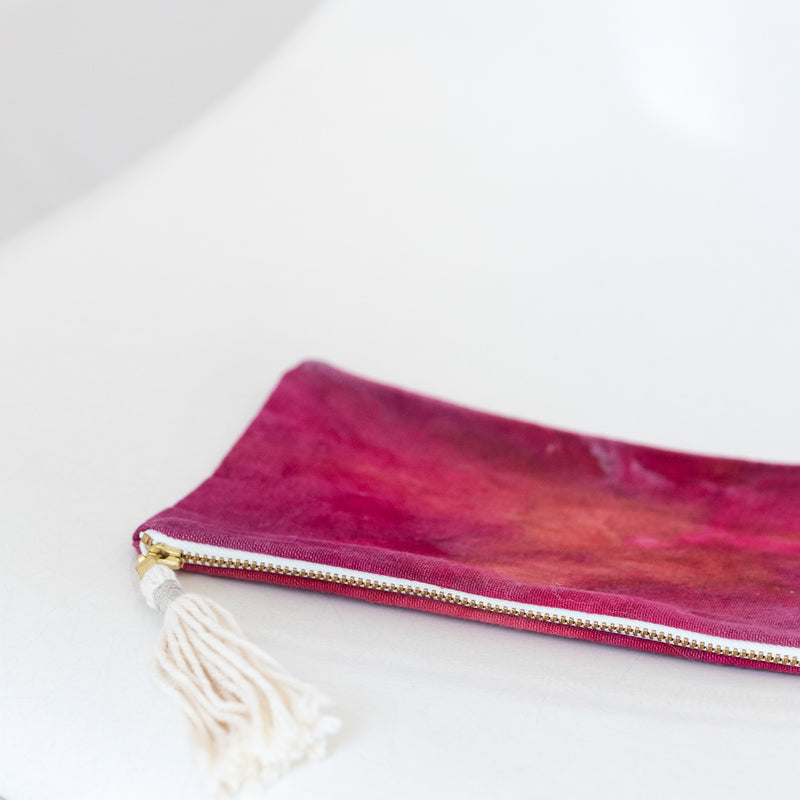 KSD Hand-Dyed Zipper Pouches